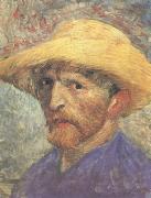 Vincent Van Gogh, Self-Portrait with Straw Hat (nn04)